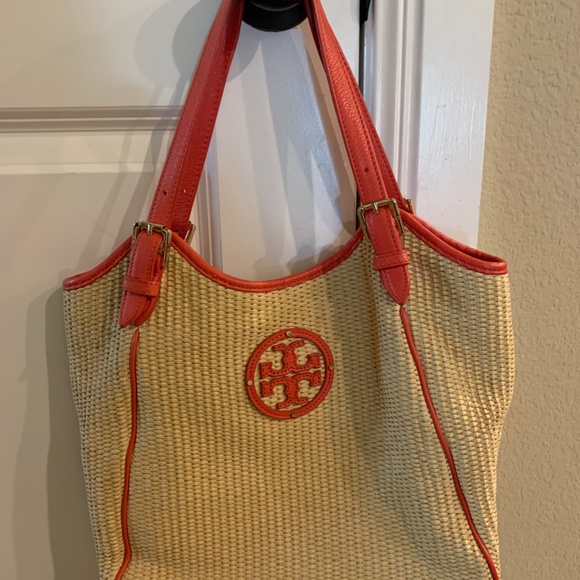 Tory Burch Woven Tote Bag - Picture 4 of 5